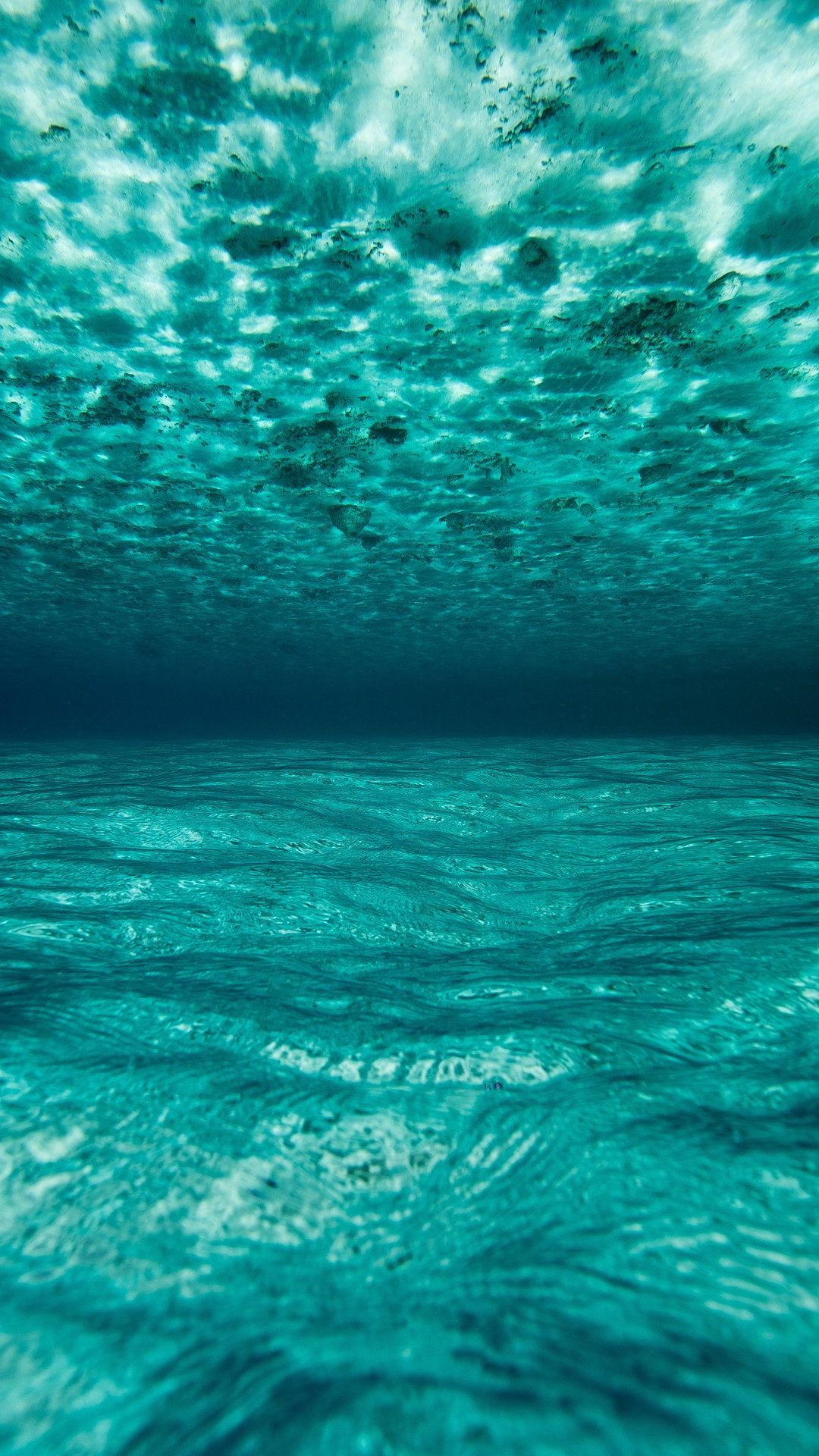 A view of the ocean from underneath - Underwater