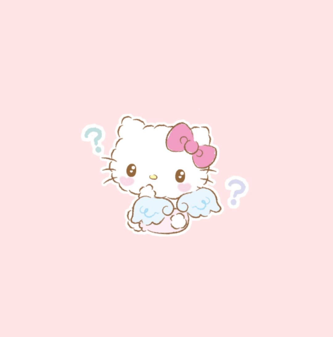 A hello kitty with wings and an angel halo - Hello Kitty