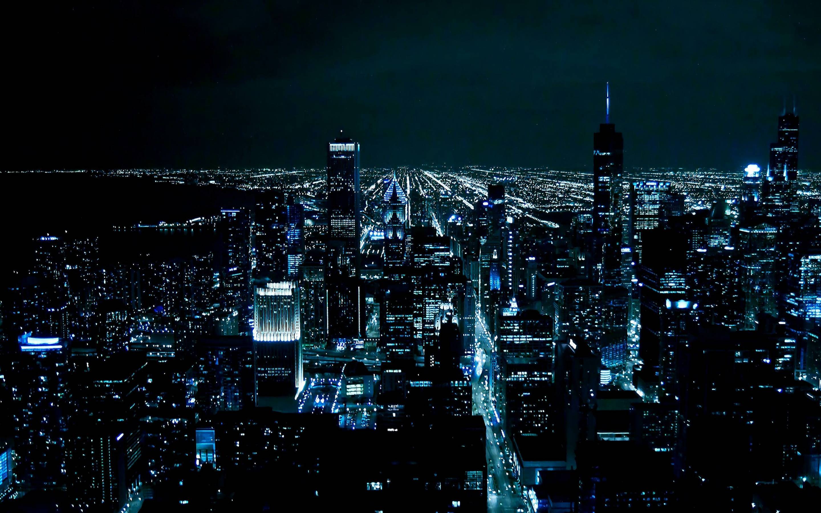 Chicago Night Macbook Pro Retina Wallpaper, HD City 4K Wallpaper, Image, Photo and Background