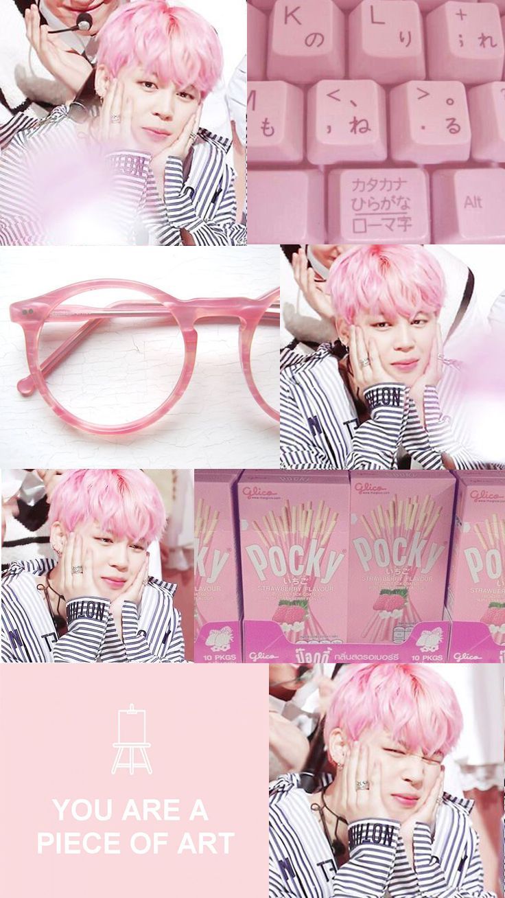 Pink Aesthetic Jimin // Lockscreen. Fondos de pantalla de jimin, Fondo de pantalla de niños, Fondo de pantalla de kpop