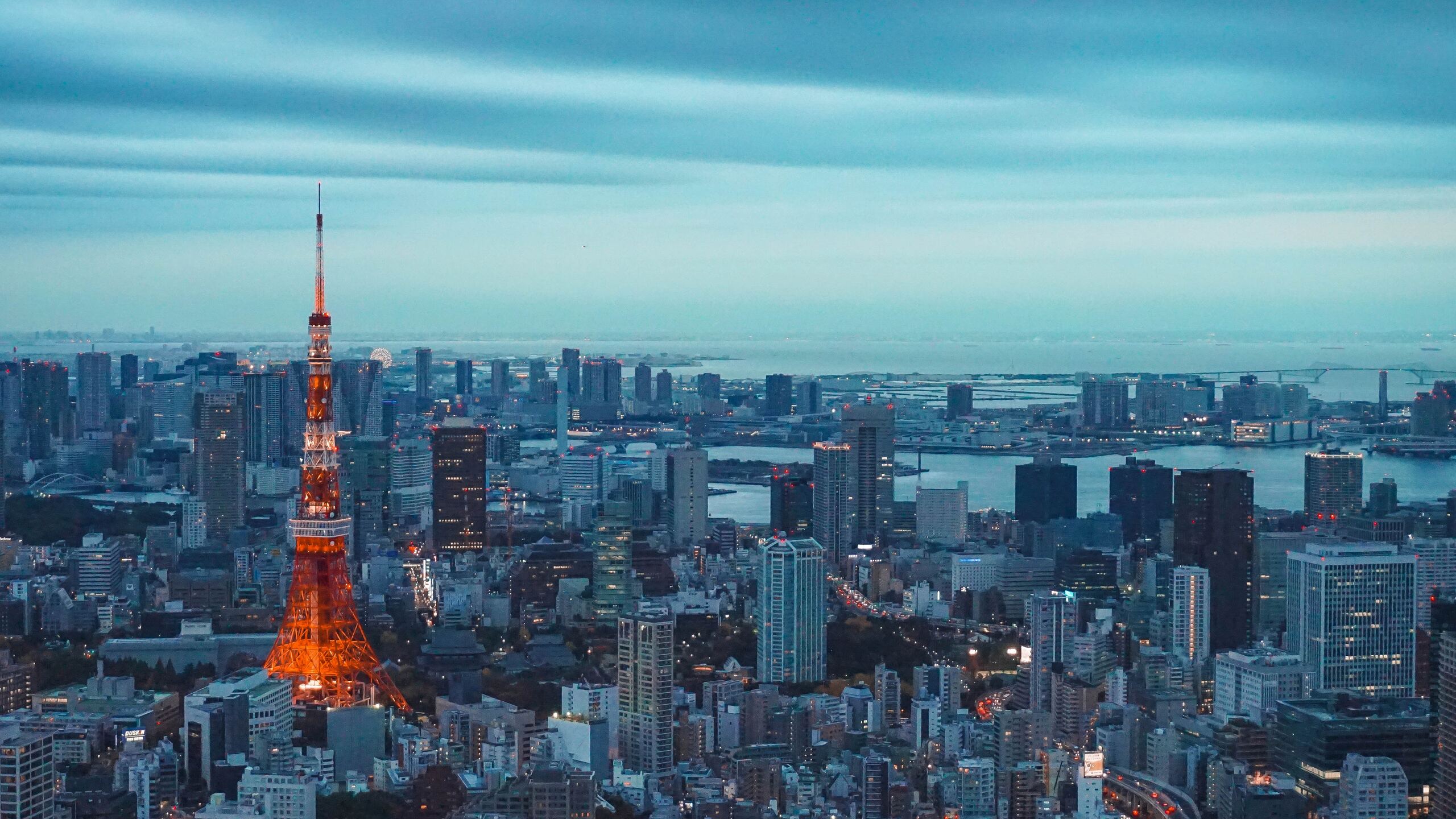 Tokyo Tower 1440P Resolution HD 4k Wallpaper, Image, Background, Photo and Picture