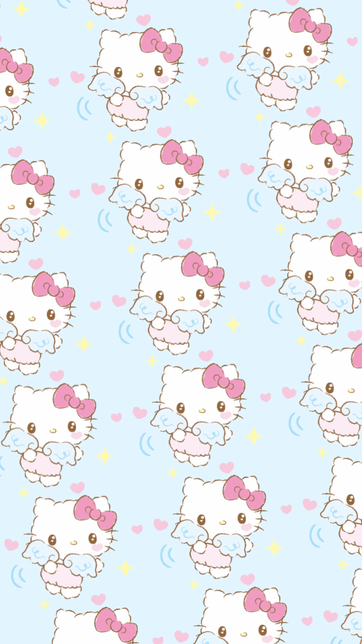 A pattern of hello kitty in the water - Hello Kitty