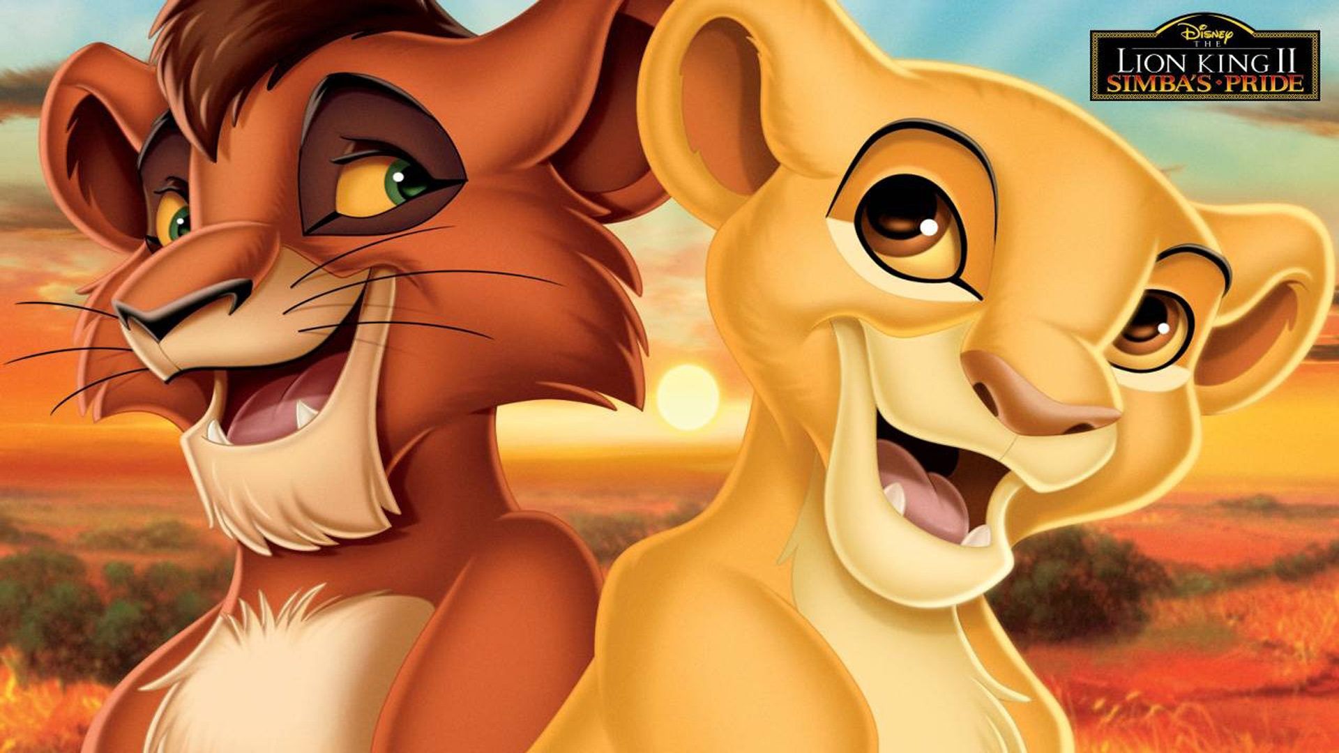 The Lion King 2 Simba's Pride Kiara And Kovu Disney Wallpaper HD 1920x1080 : Wallpaper13.com