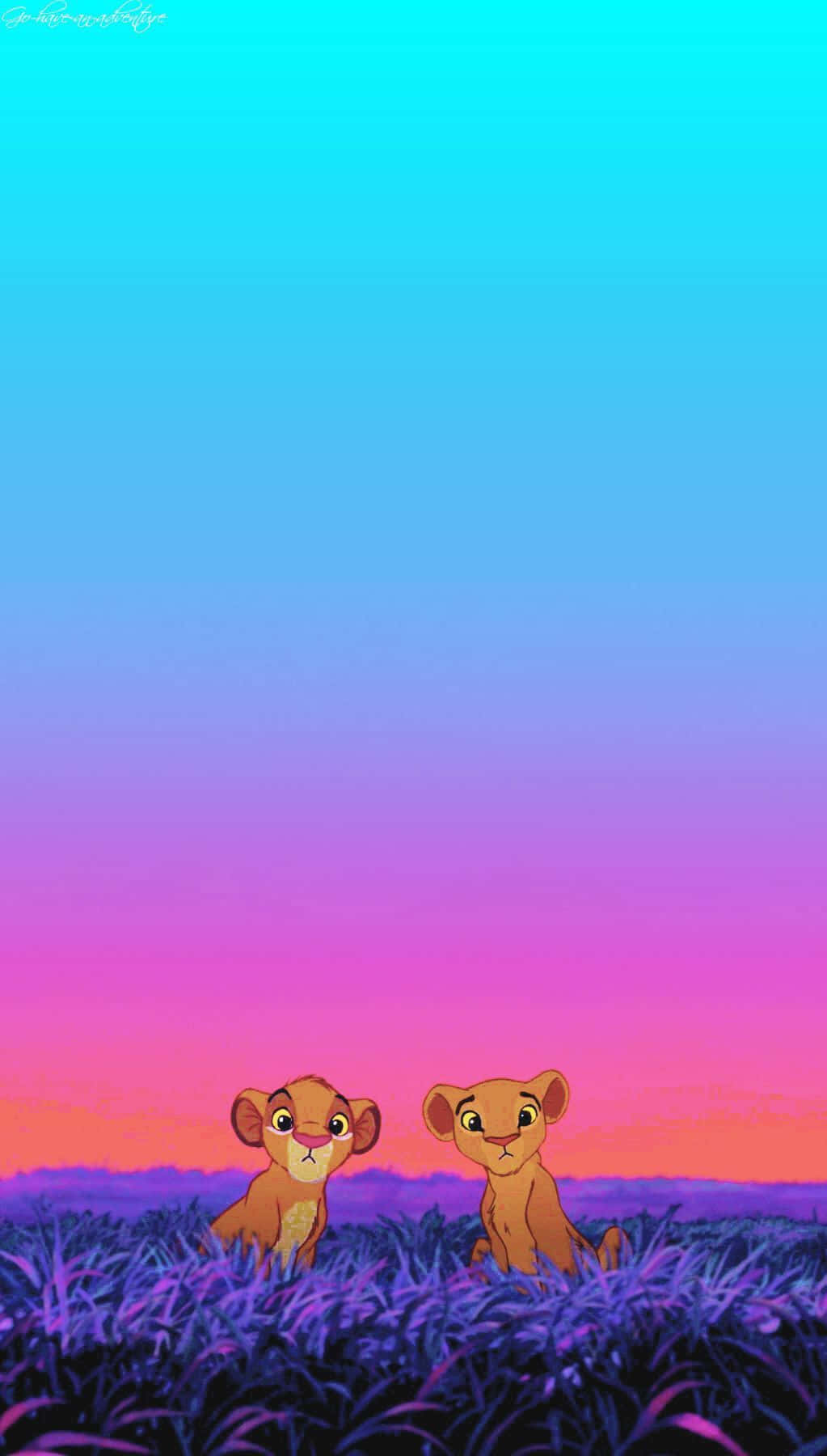 Download Cute Lion King Wallpaper