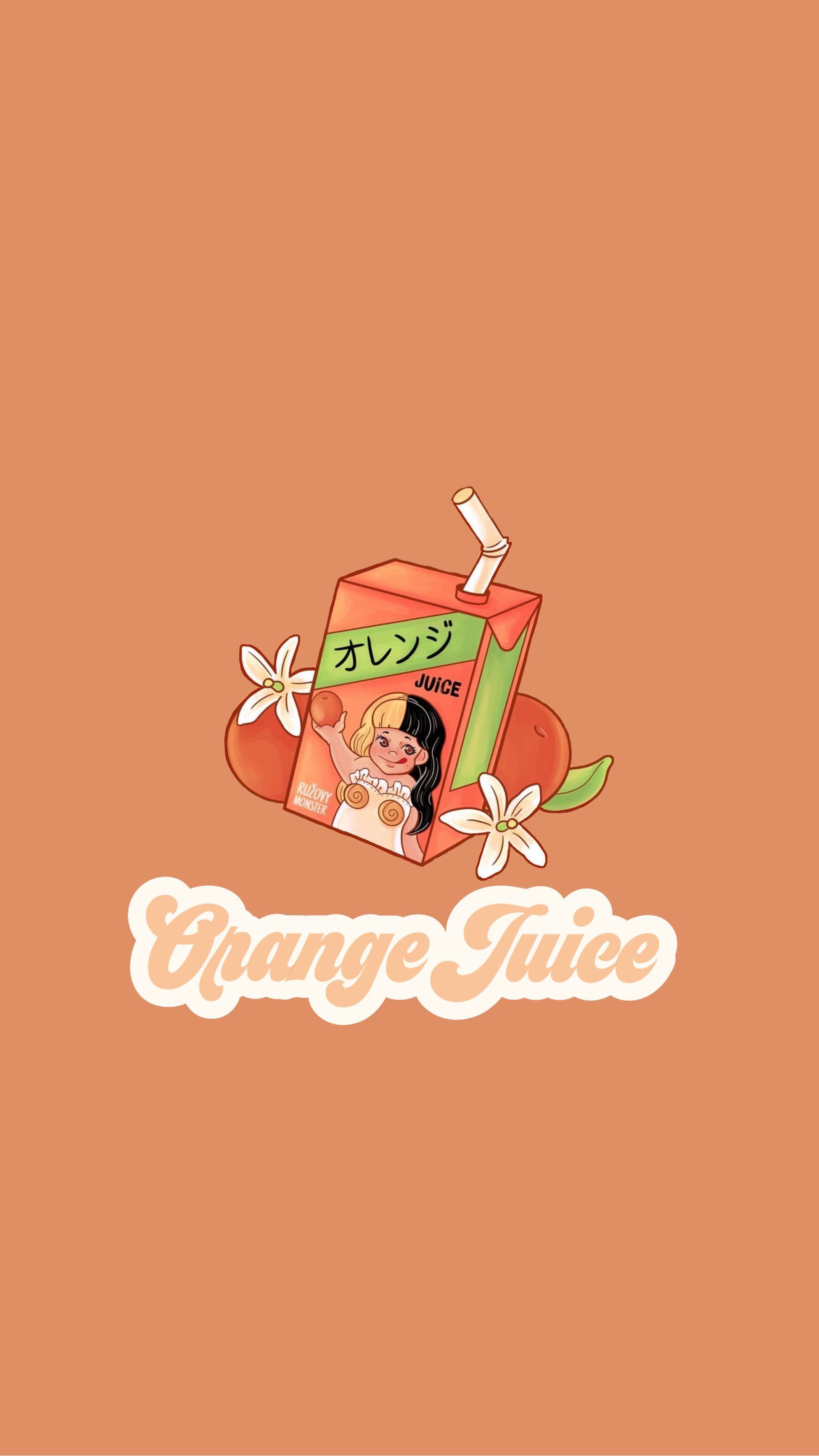 A logo for orange juice - Melanie Martinez