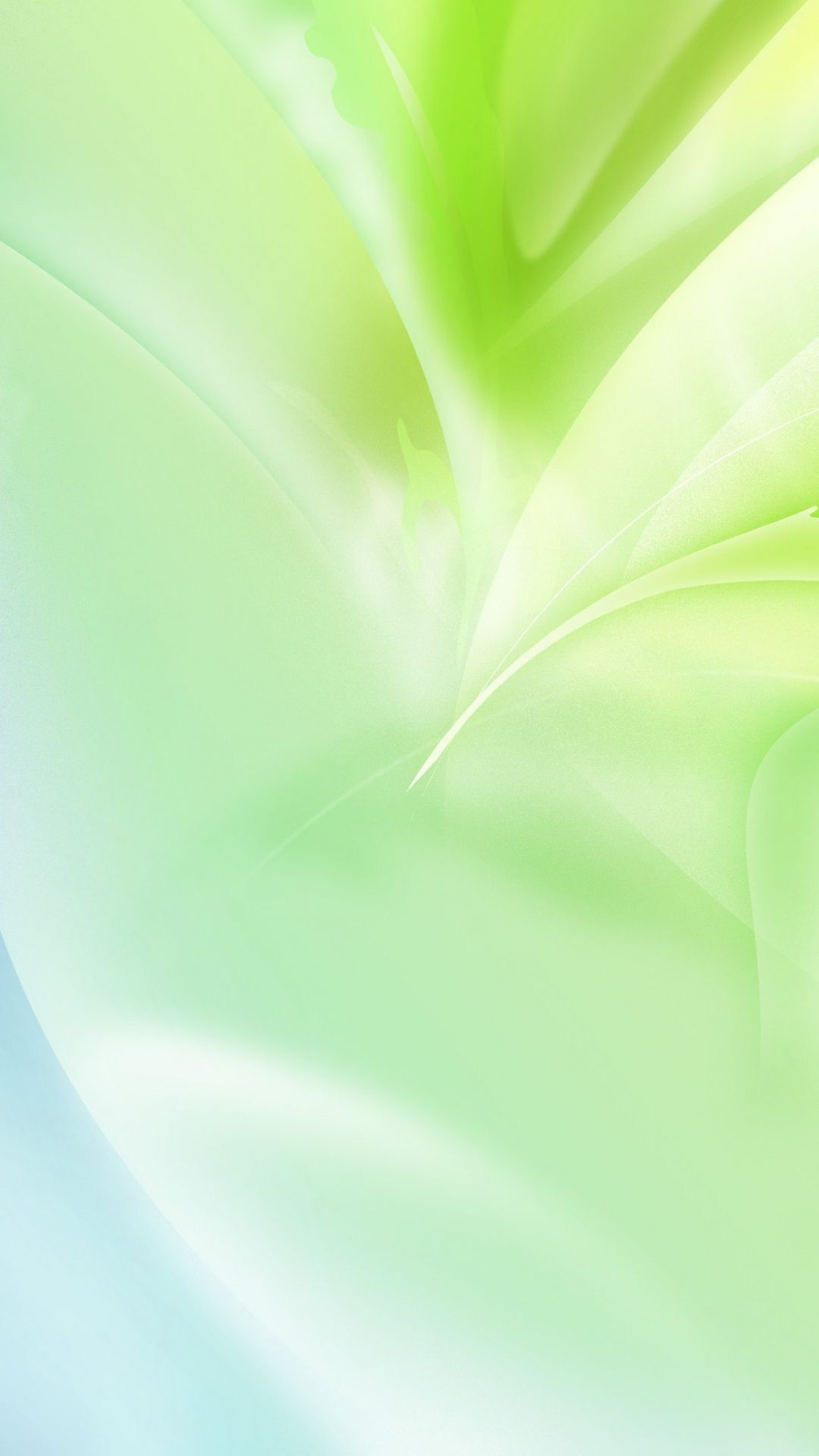 Green leaves abstract wallpaper for your iPhone 8 from Everpix - Lime green, soft green
