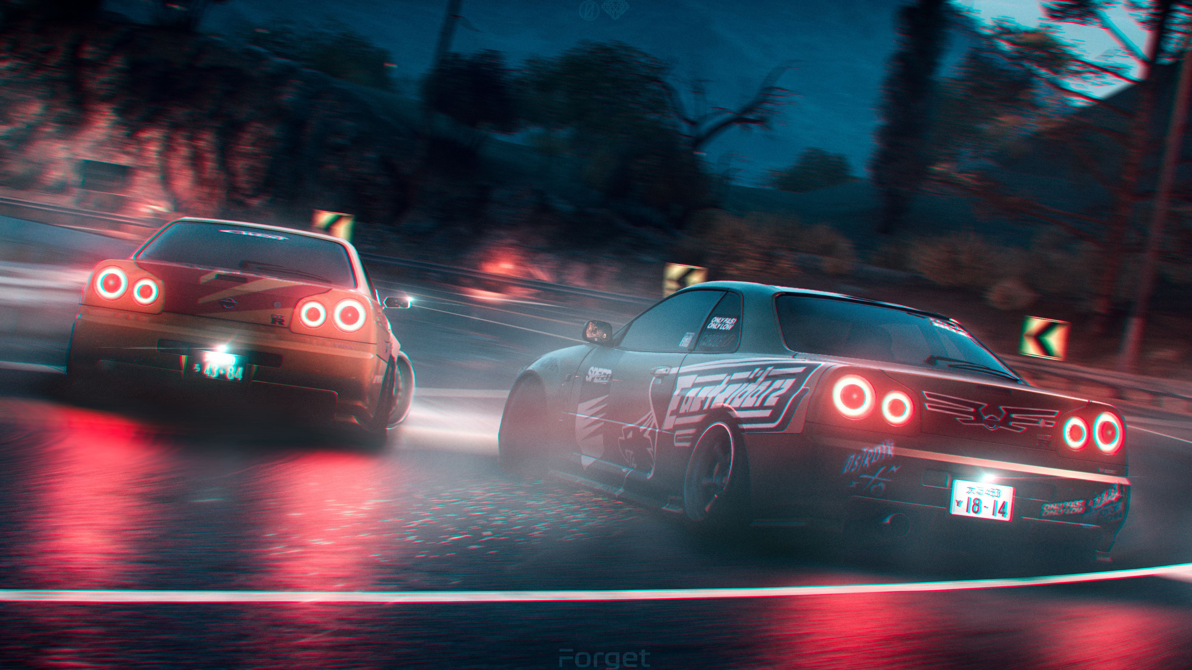 Street Racing Cars Wallpaper and Background 4K, HD, Dual Screen