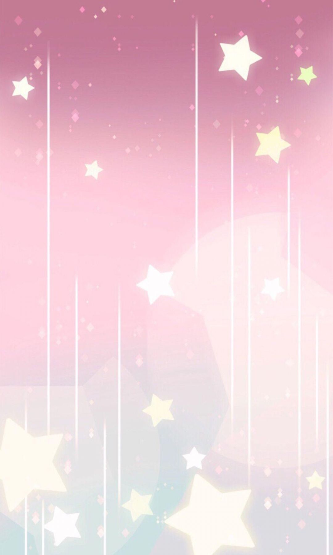 A pink and white starry background - Pink