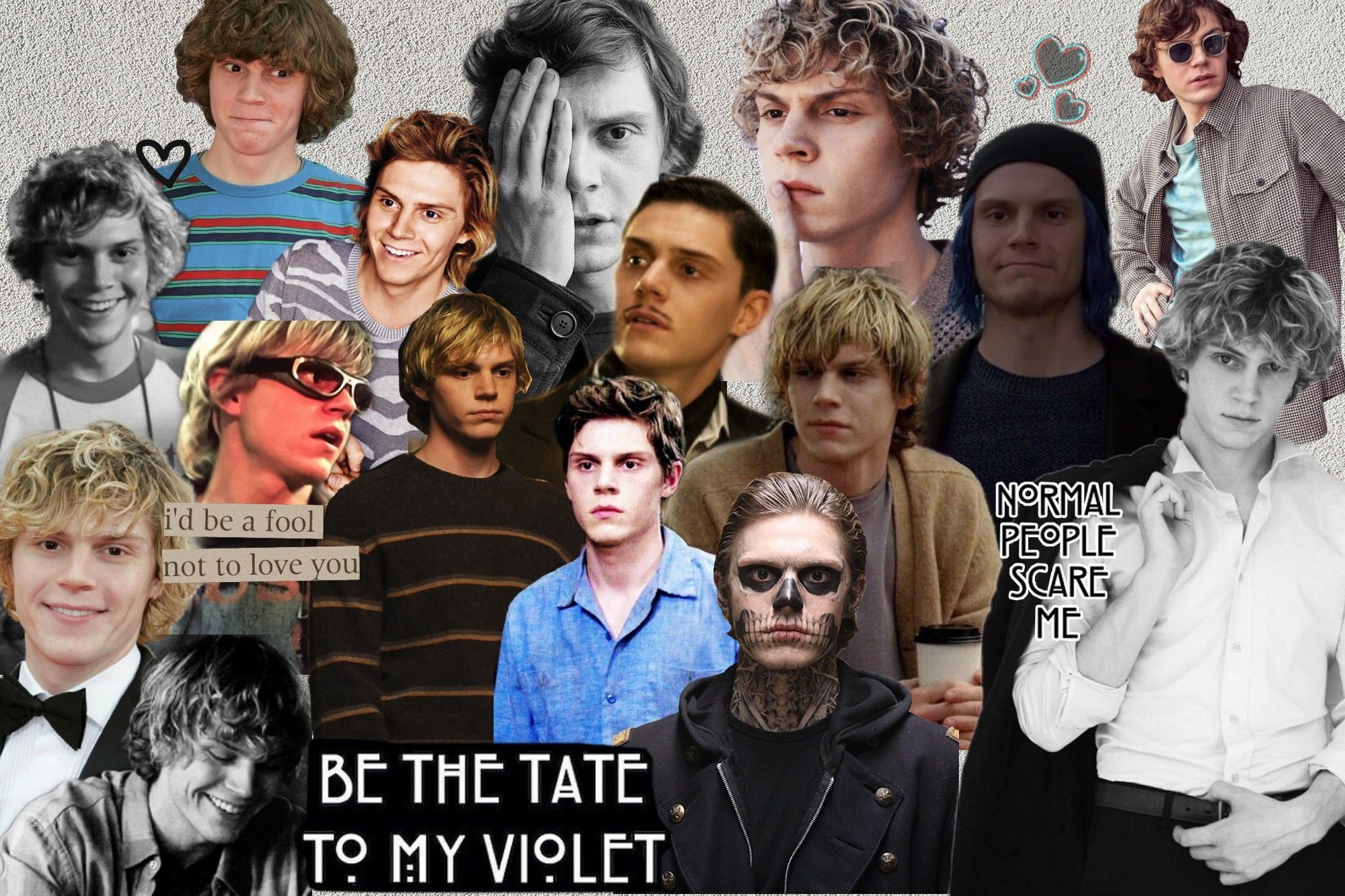 Tate from American Horror Story. - Evan Peters