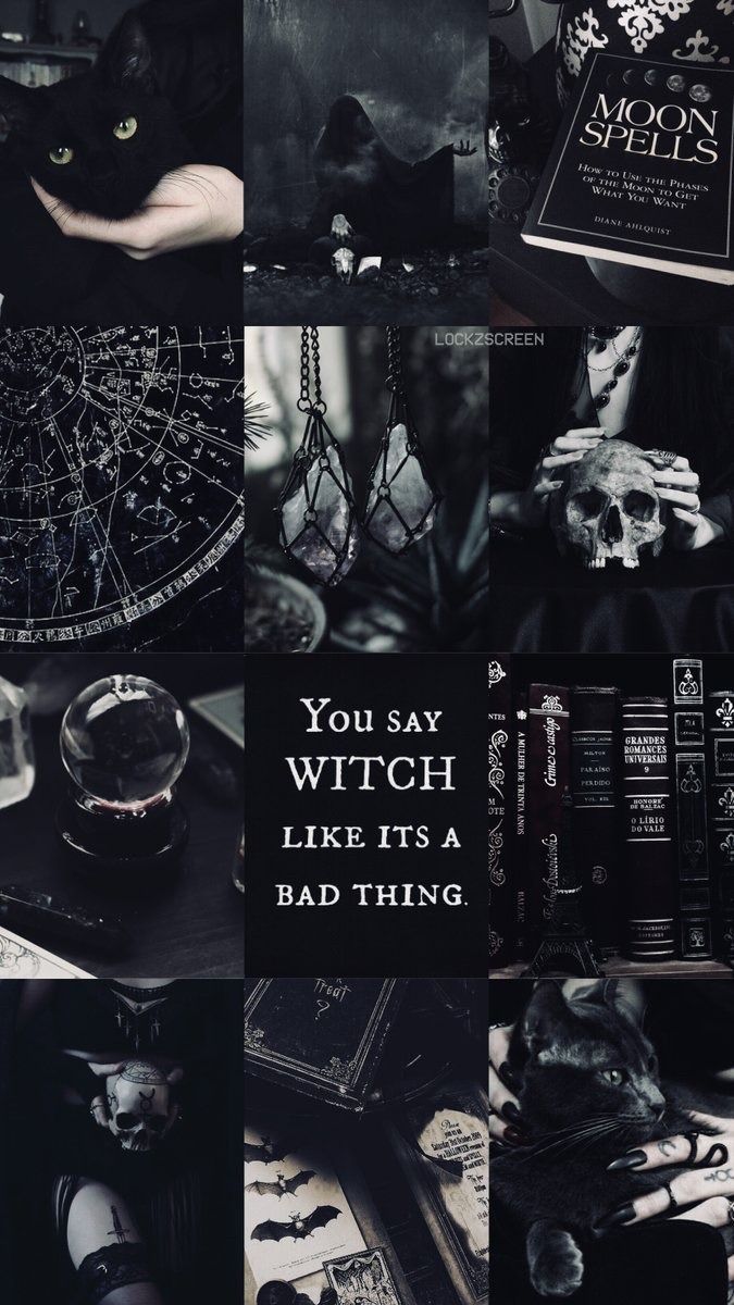 A collage of pictures with the words you say witch like it's bad thing - Witch, magic, witchcore