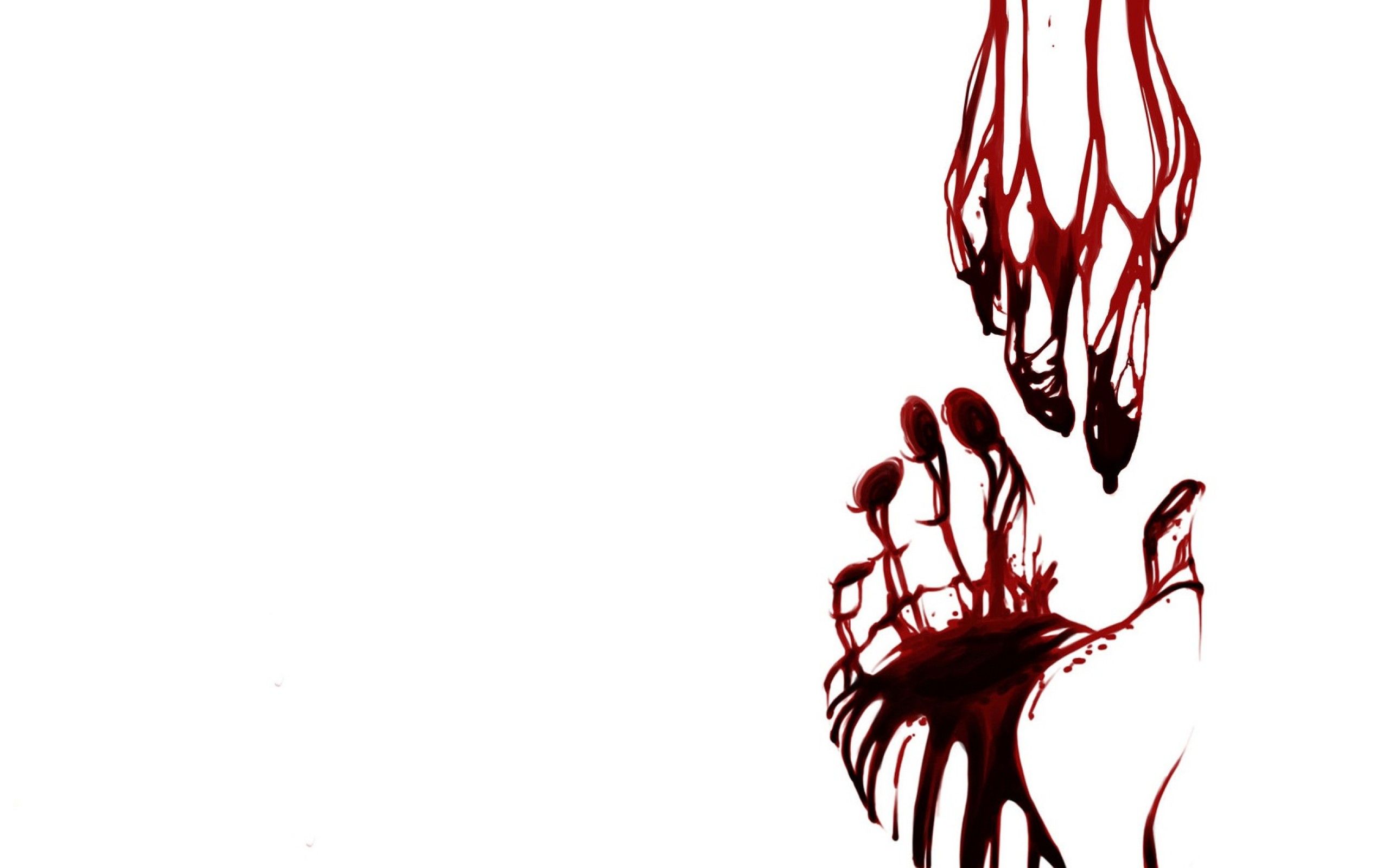 A hand with blood coming out of it - Chromebook, blood