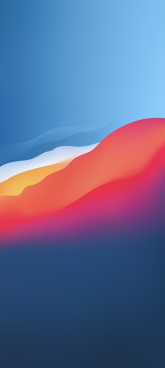 A blue and orange abstract artwork - Clean