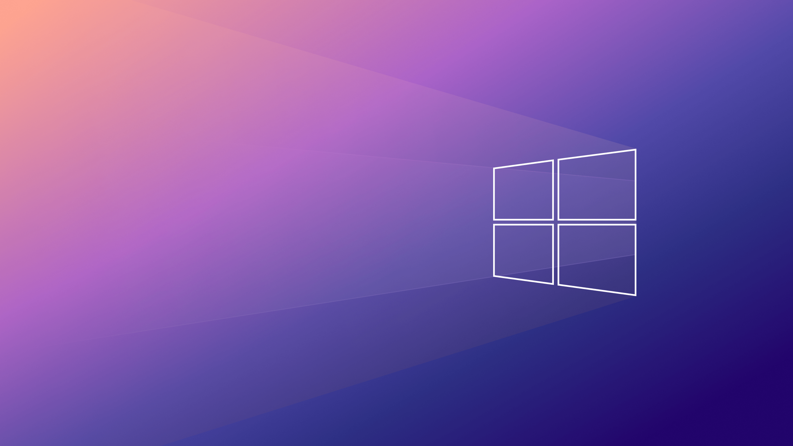 A windows 10 desktop wallpaper with purple and blue colors - HD