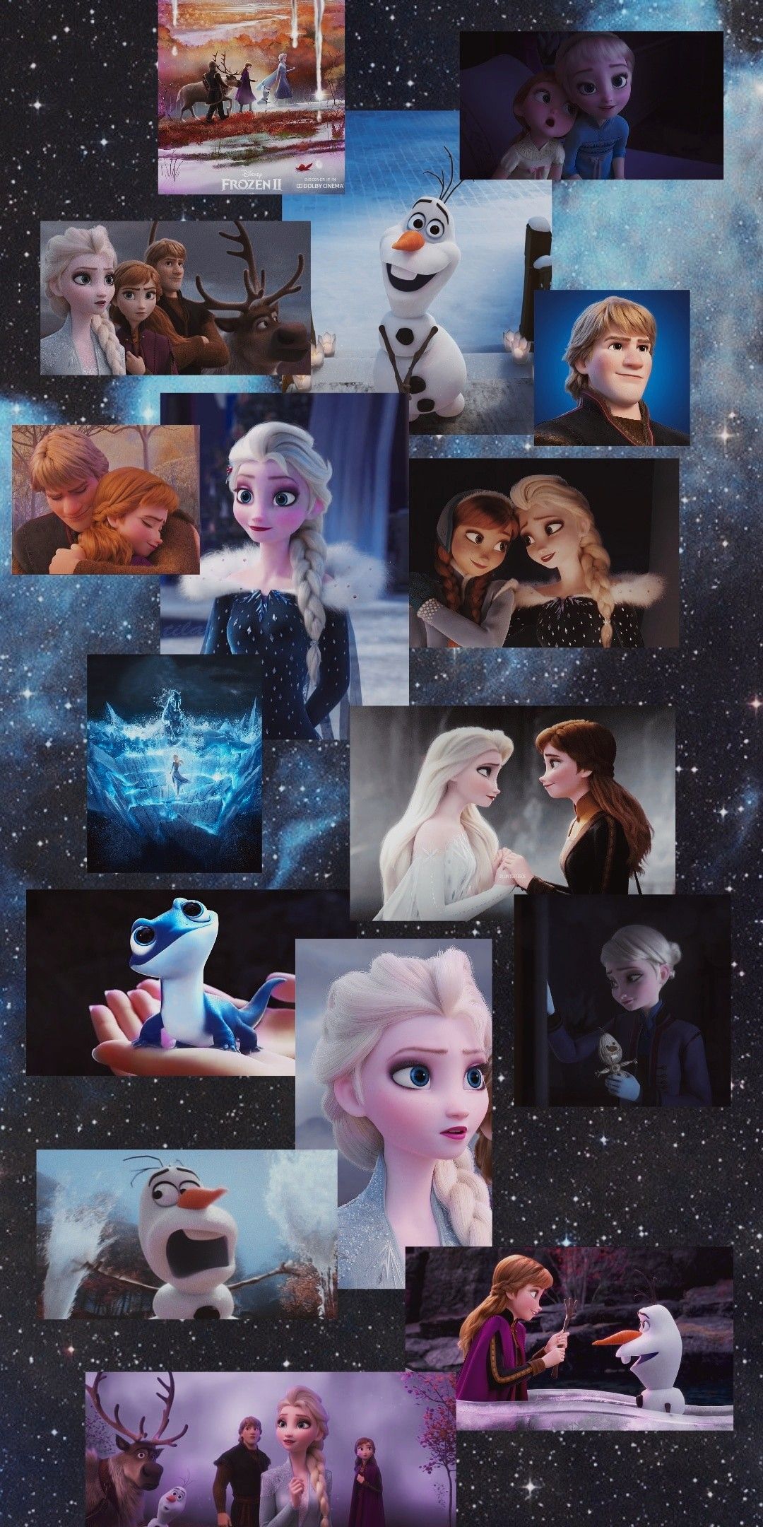 Frozen 2 Wallpaper Picture Aesthetic Collage. Disney collage, Disney princess drawings, Wallpaper iphone disney