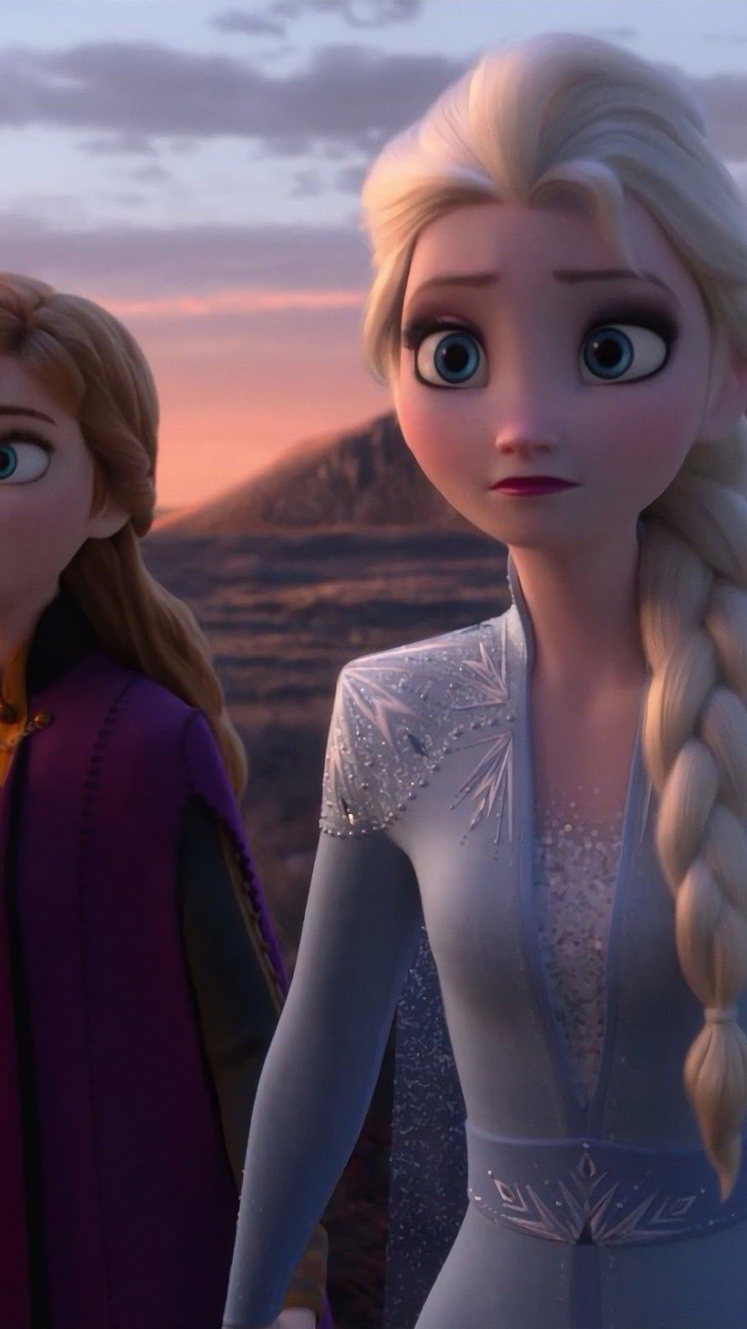 Elsa and Anna Frozen 2 iPhone Wallpaper with high-resolution 1080x1920 pixel. You can use this wallpaper for your iPhone 5, 6, 7, 8, X, XS, XR backgrounds, Mobile Screensaver, or iPad Lock Screen - Elsa