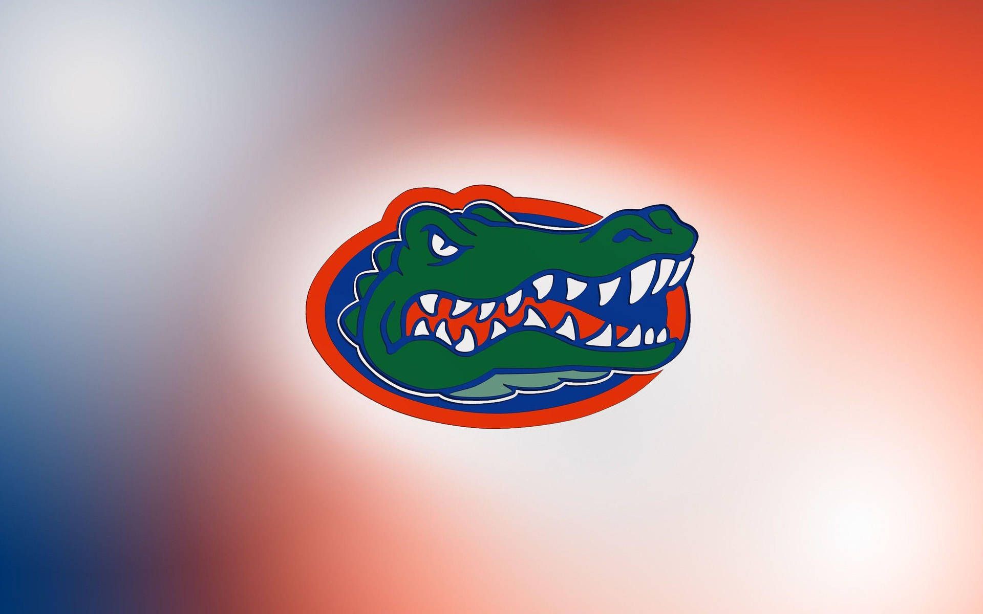 The florida gators logo is on a blue and orange background - Florida