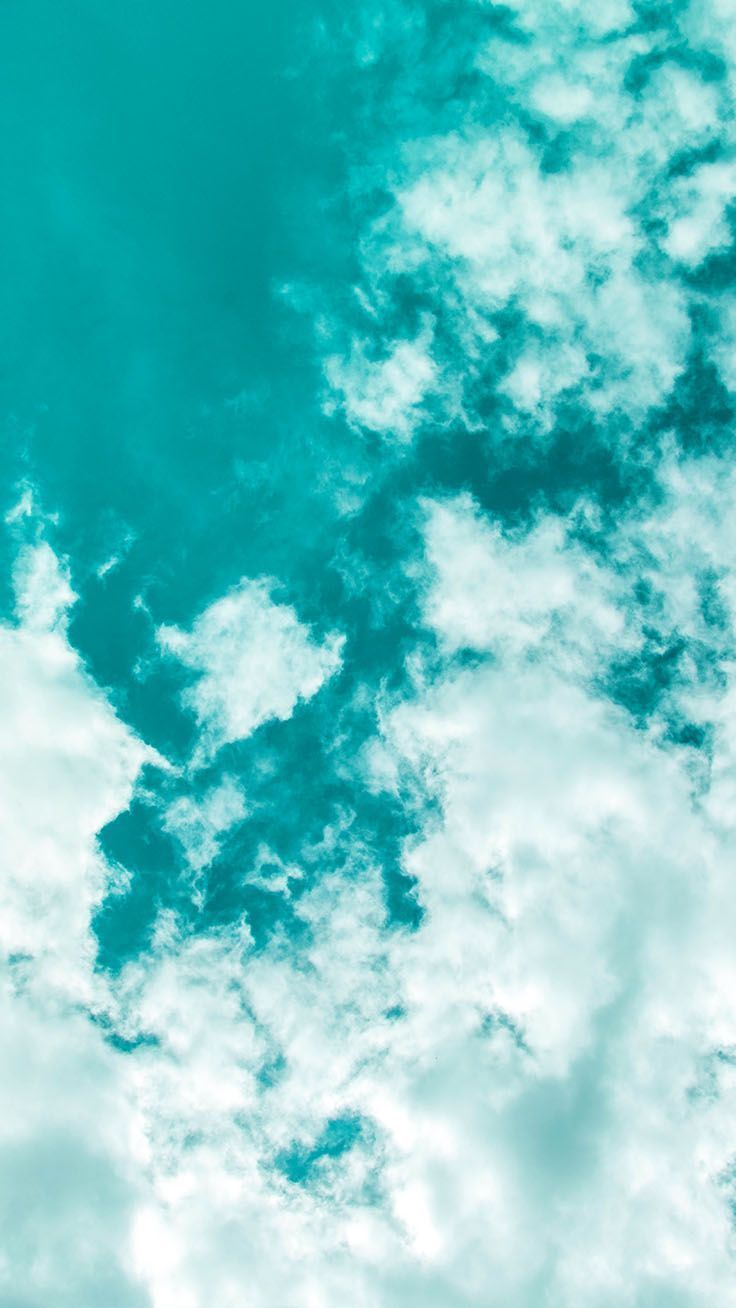 Clouds in the sky - Turquoise