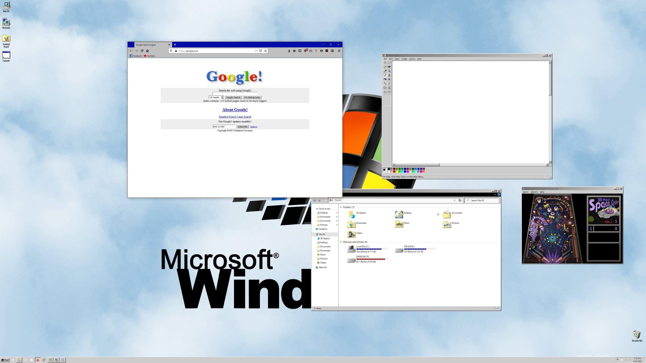Microsoft Wind is a free operating system that runs on top of Windows. - Windows 98