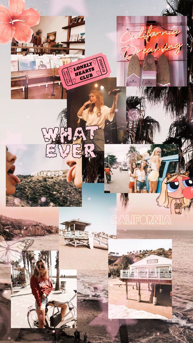 Aesthetic phone background for girls - California