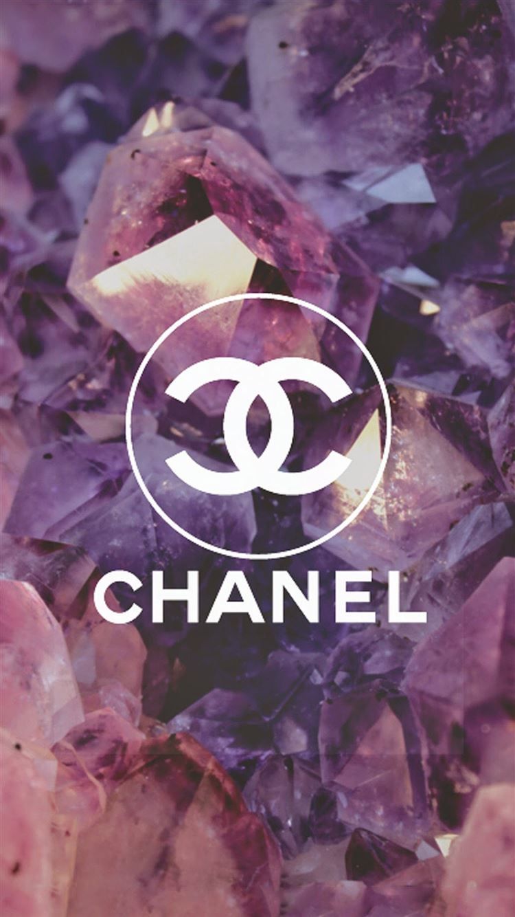 Coco Chanel Logo Diamonds iPhone 8 Wallpaper Free Download