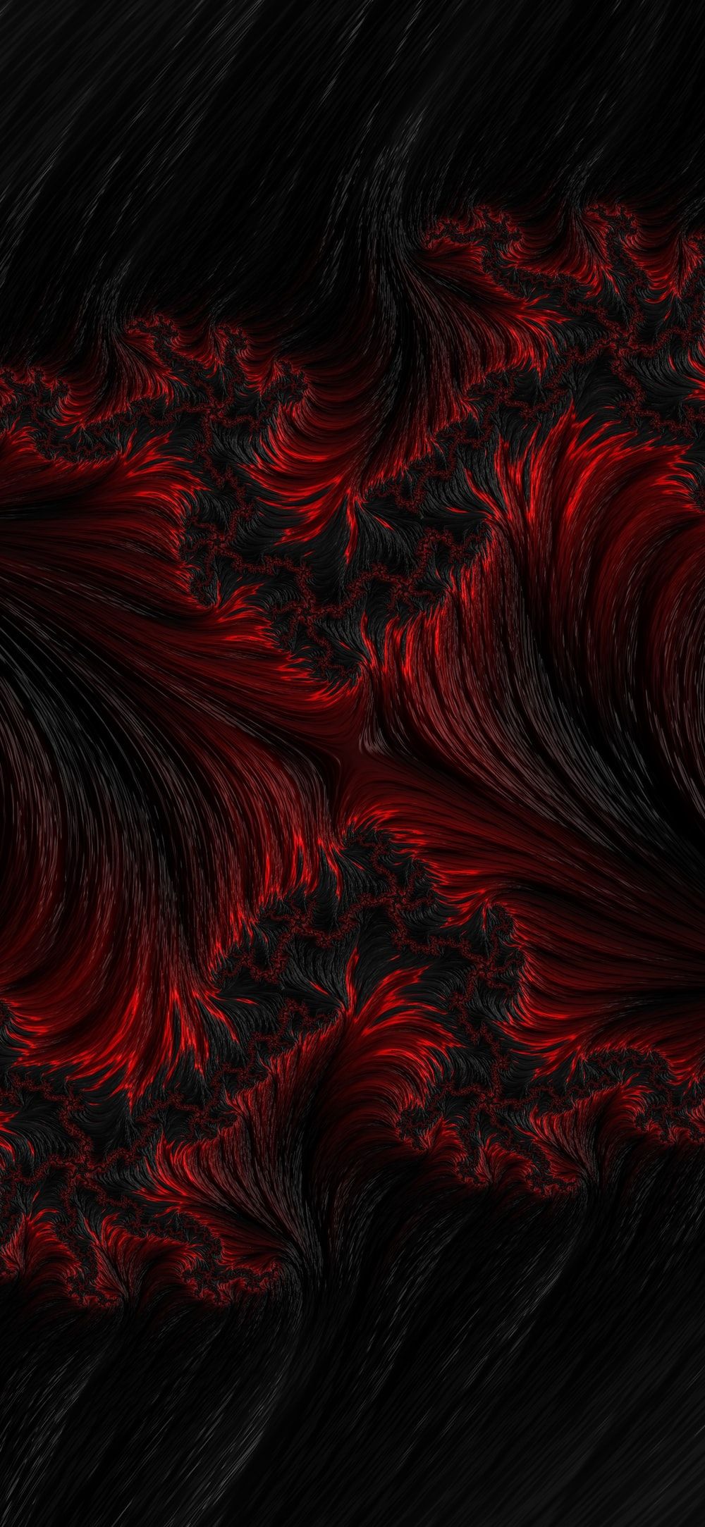 Red and black abstract wallpaper for your iPhone from Vibe app - Dark red