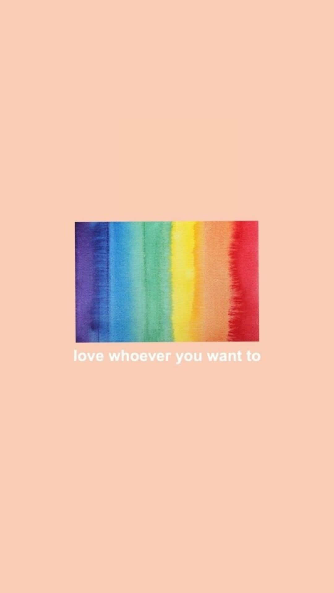 A rainbow striped sticker that says, have you ever wanted to be - Gay, LGBT