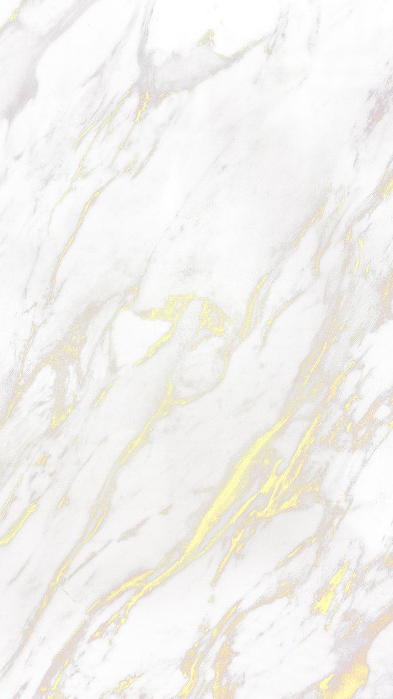 White marble background with a touch of gold - Marble