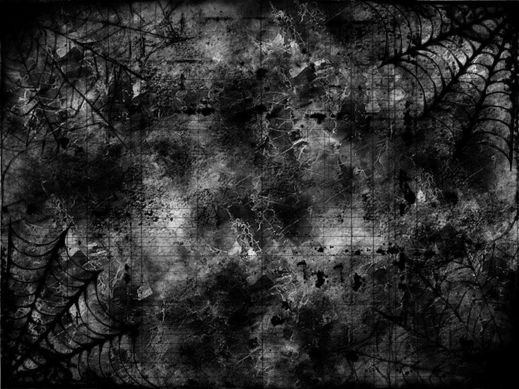 Black and white spider web background - Gothic