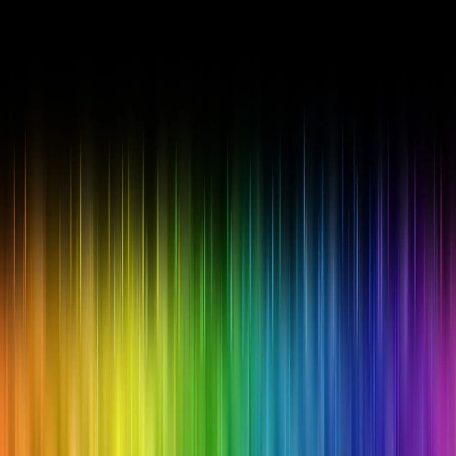 Rainbow Aesthetic Digital Lines Wallpaper