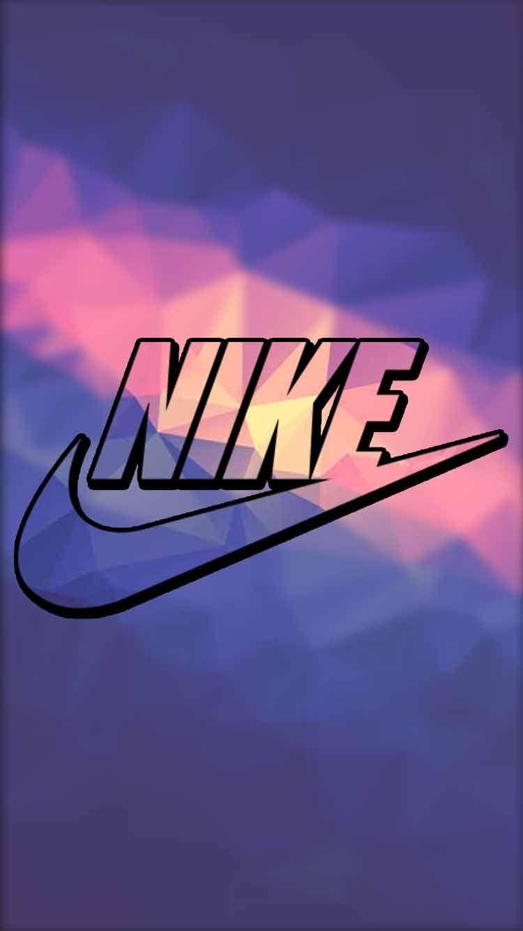 Download Geometric Nike iPhone Background Wallpaper