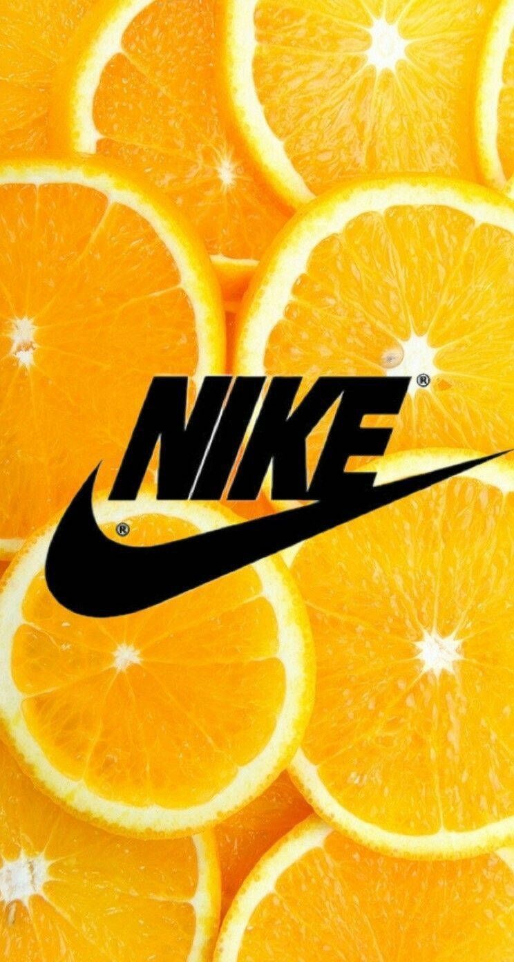 Download Orange Slices Nike iPhone Wallpaper