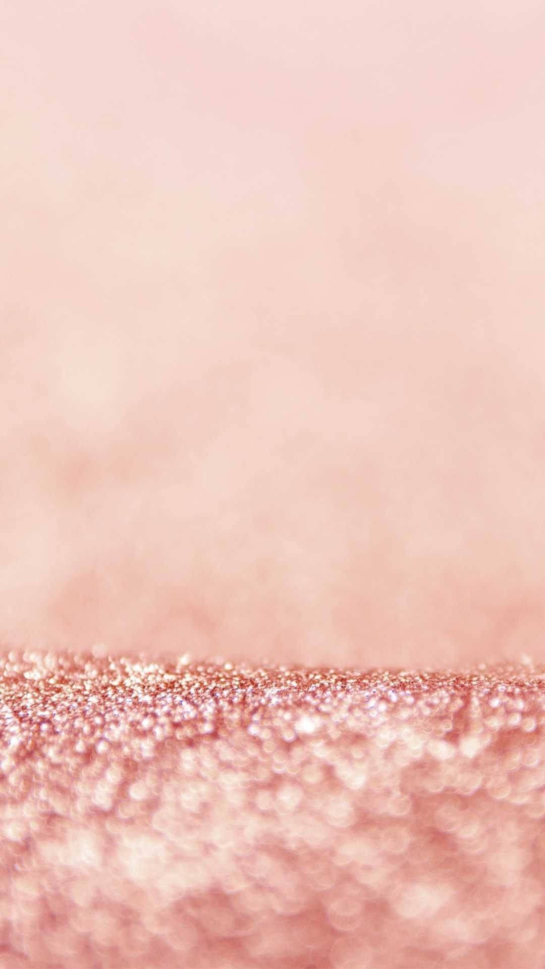 Download Rose Gold Sparkly Glitters Wallpaper