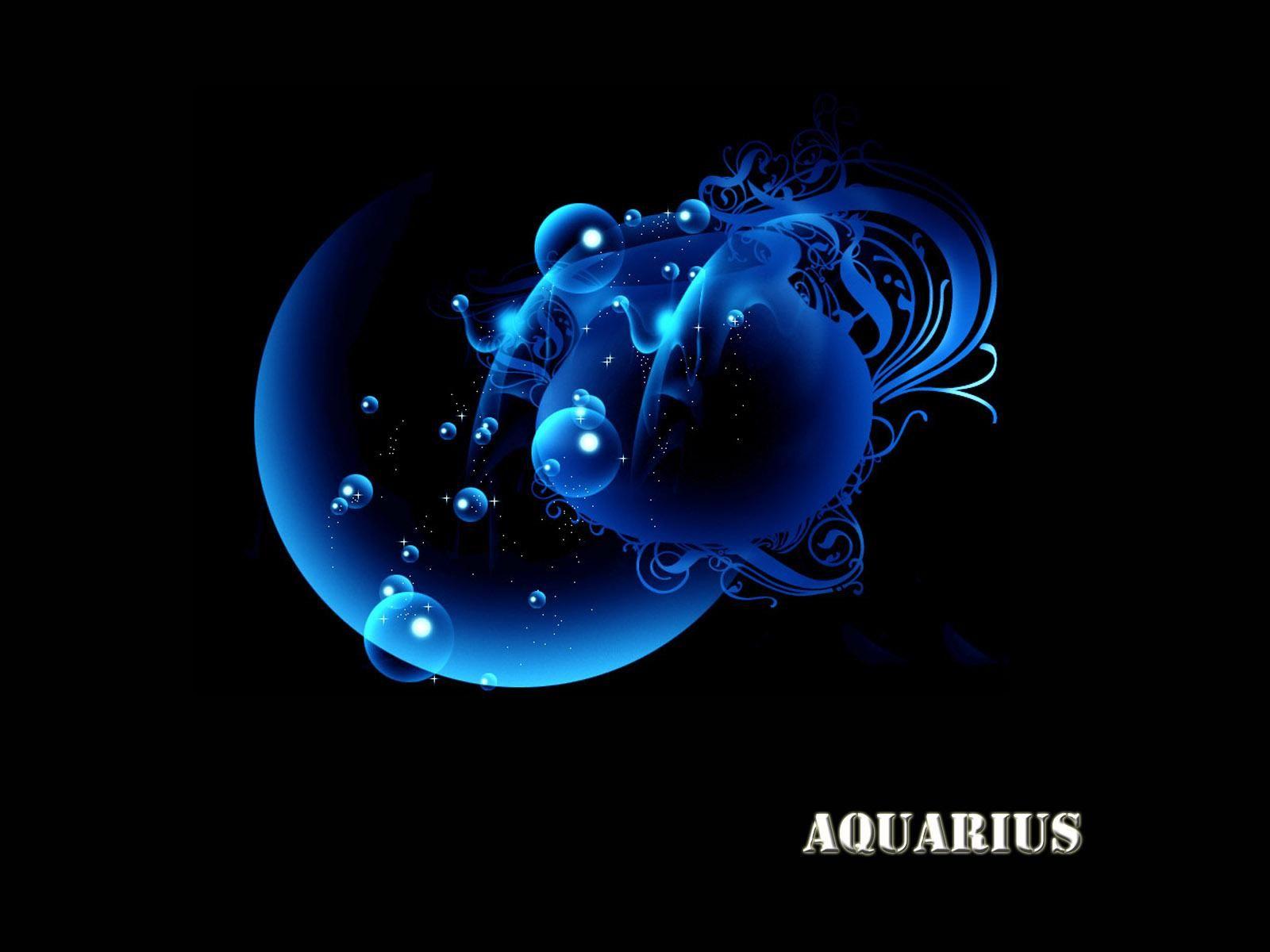 Aquarius Zodiac Sign Wallpaper