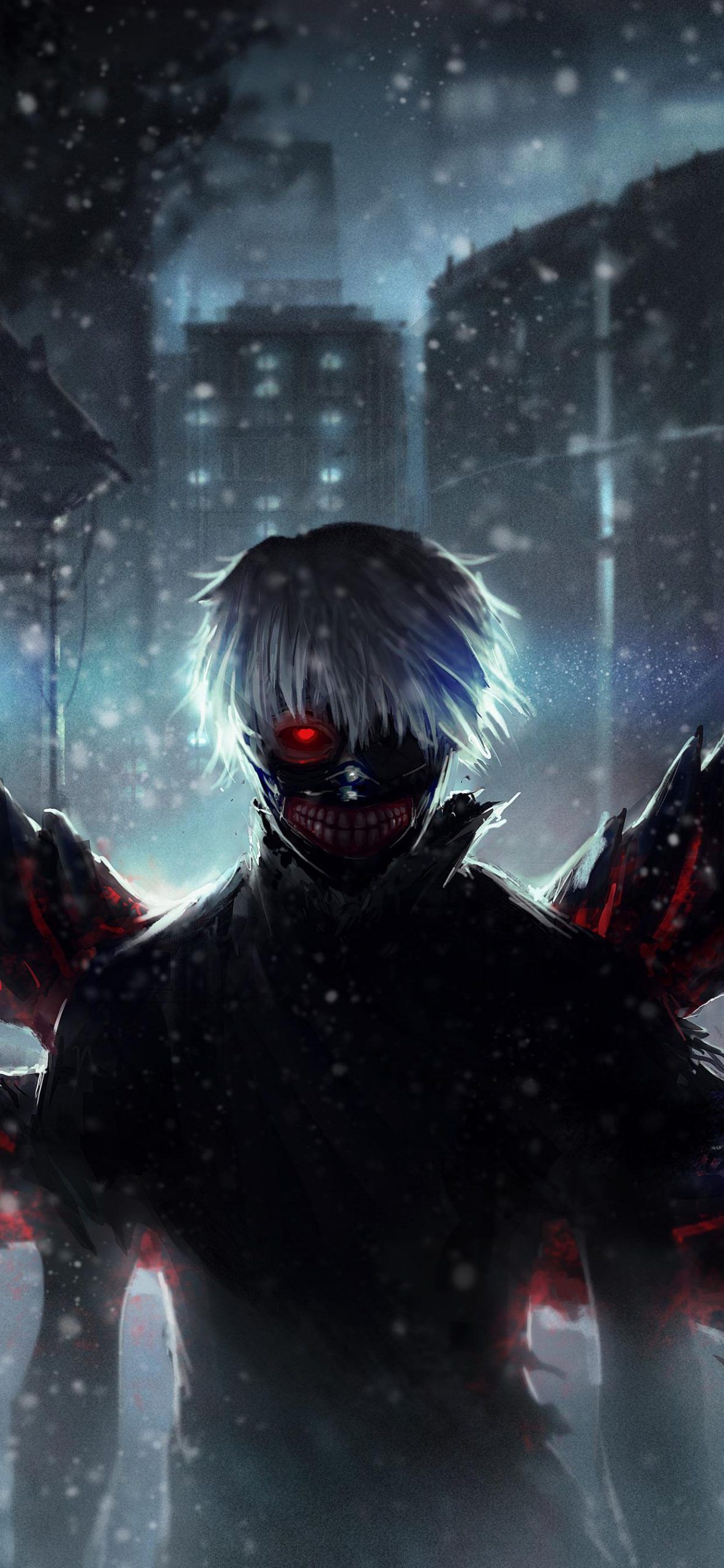 Tokyo Ghoul anime wallpaper for iPhone with high-resolution 1080x1920 pixel. You can use this wallpaper for your iPhone 5, 6, 7, 8, X, XS, XR backgrounds, Mobile Screensaver, or iPad Lock Screen - Anime