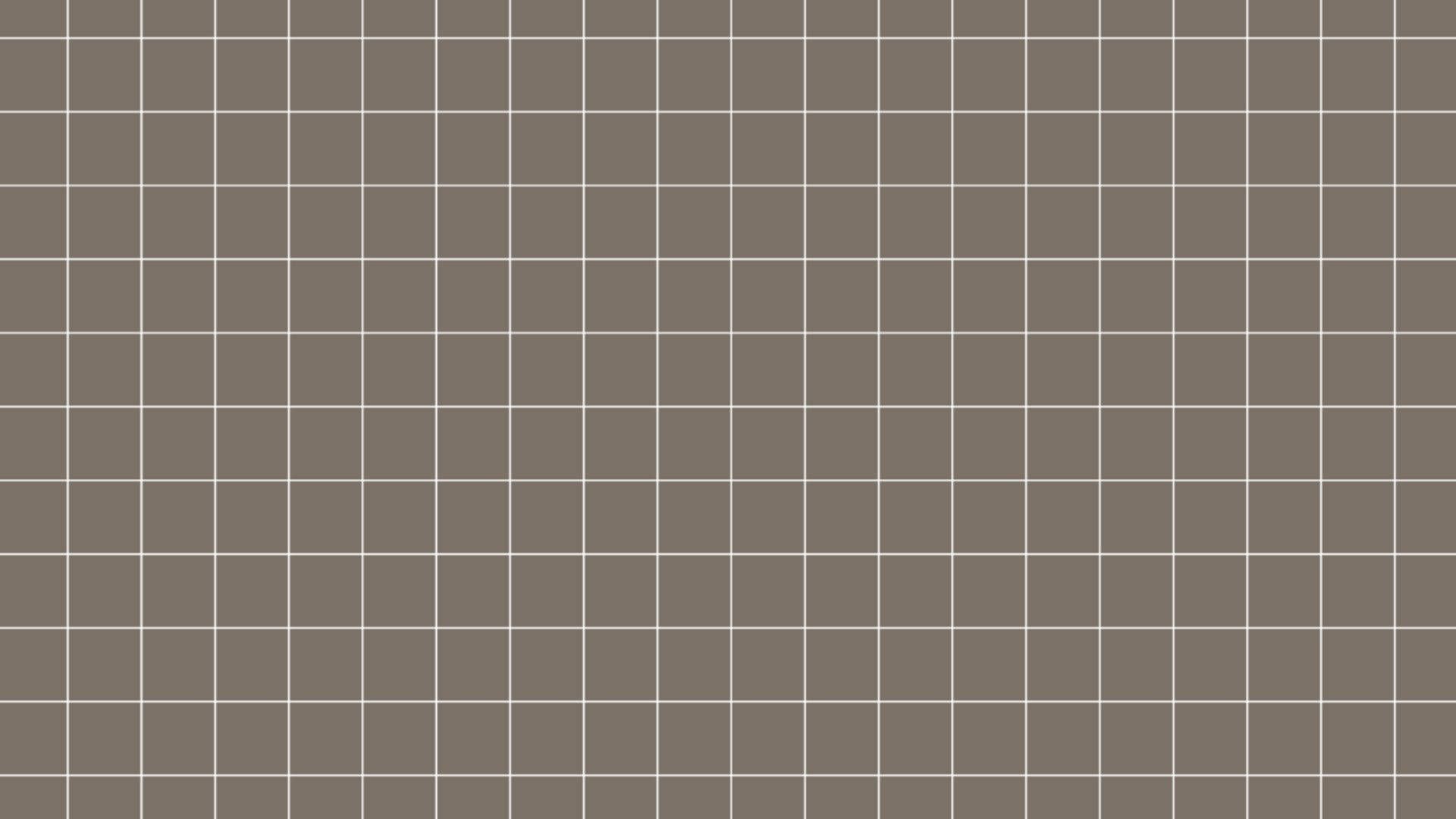 Download Minimalist Brown Grid Aesthetic Wallpaper