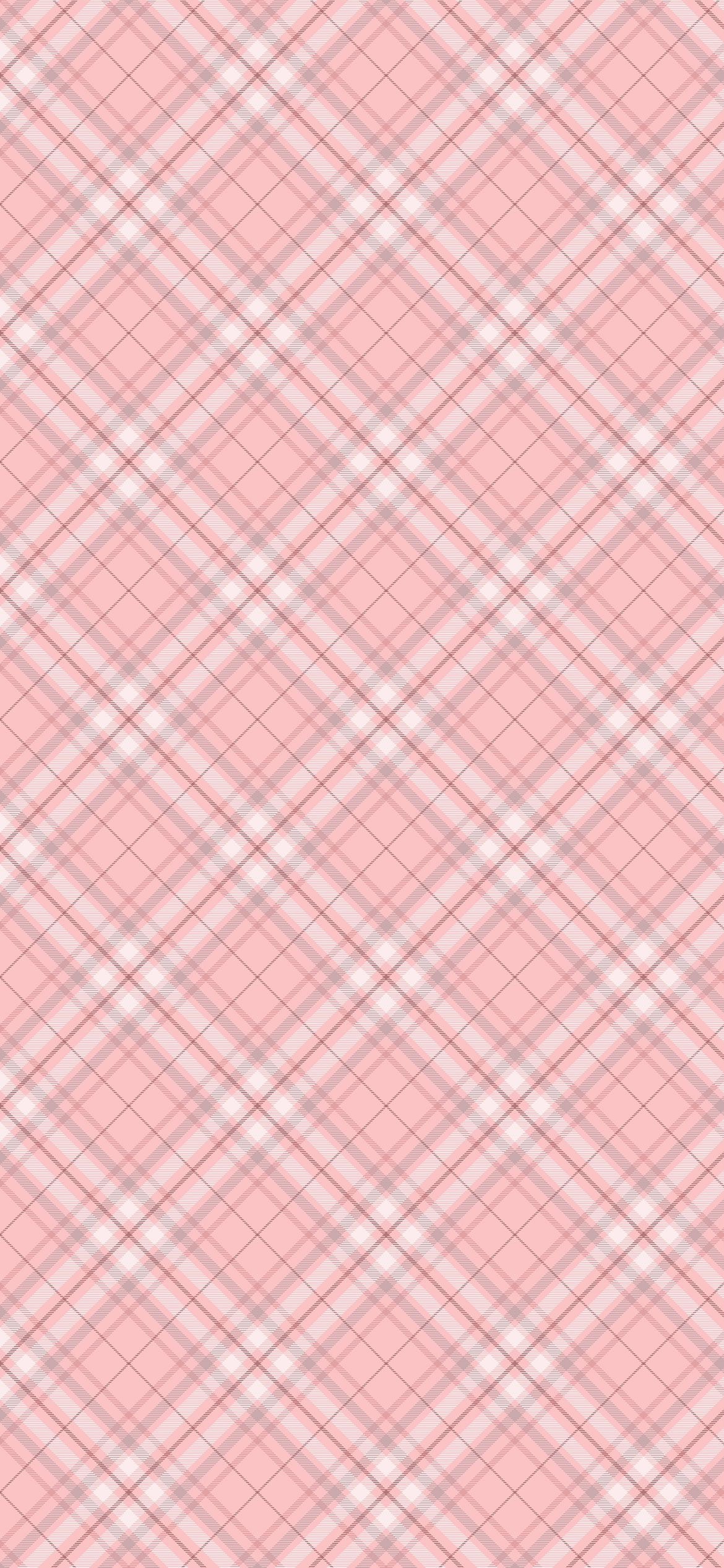 Pink Aesthetic Picture : Burberry Pink Plaid Wallpaper