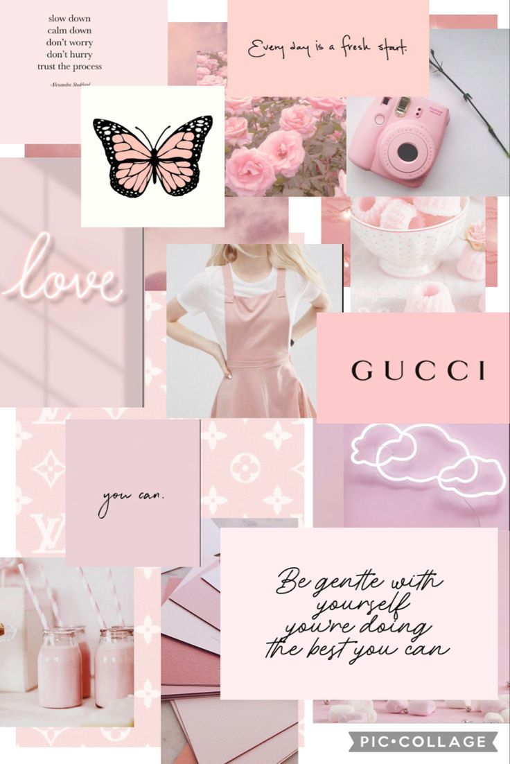 Aesthetic pink collage - Soft pink, light pink, cute pink