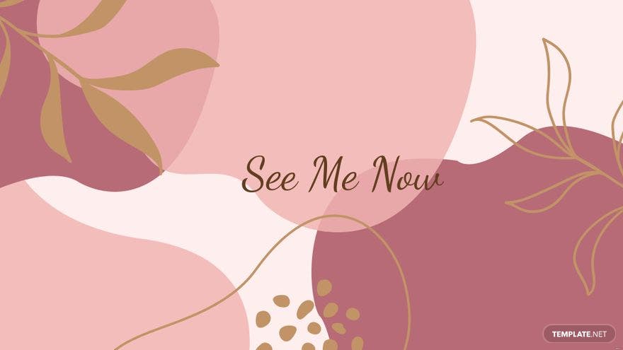 See me now pink and gold design - Gold, rose gold