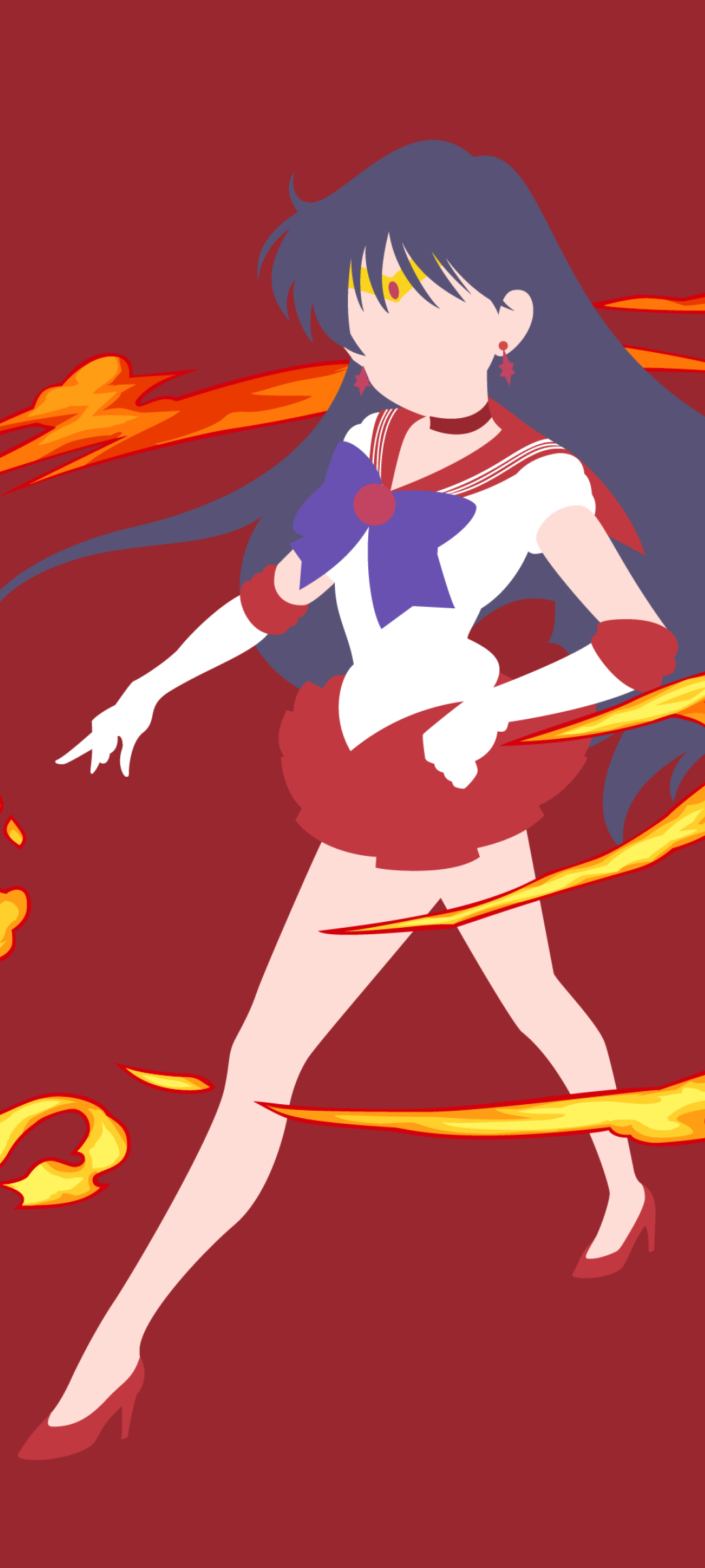 Sailor Moon Minimal 1080x2400 Resolution Wallpaper, HD Minimalist 4K Wallpaper, Image, Photo and Background