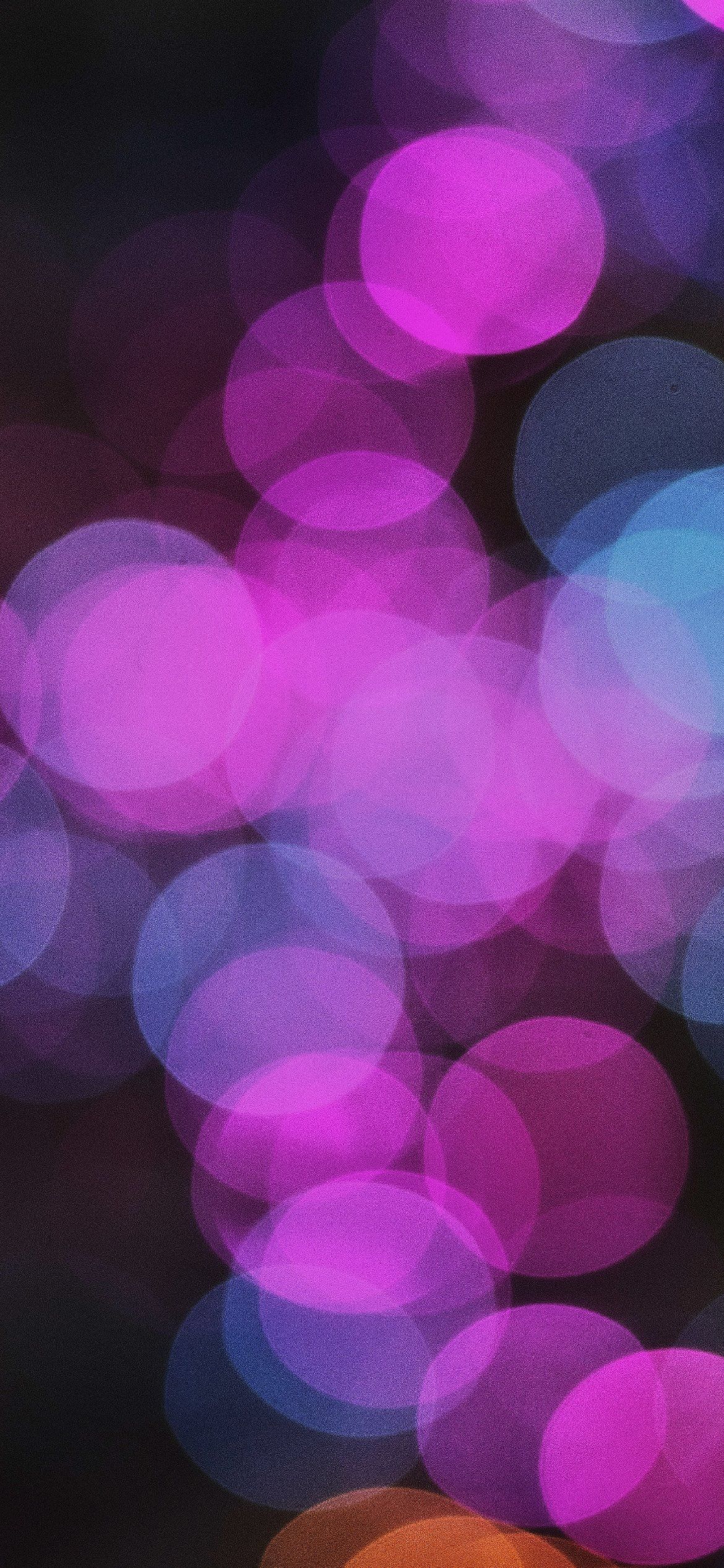 A wallpaper of purple, blue, and pink lights against a black background - Dark purple, pastel purple