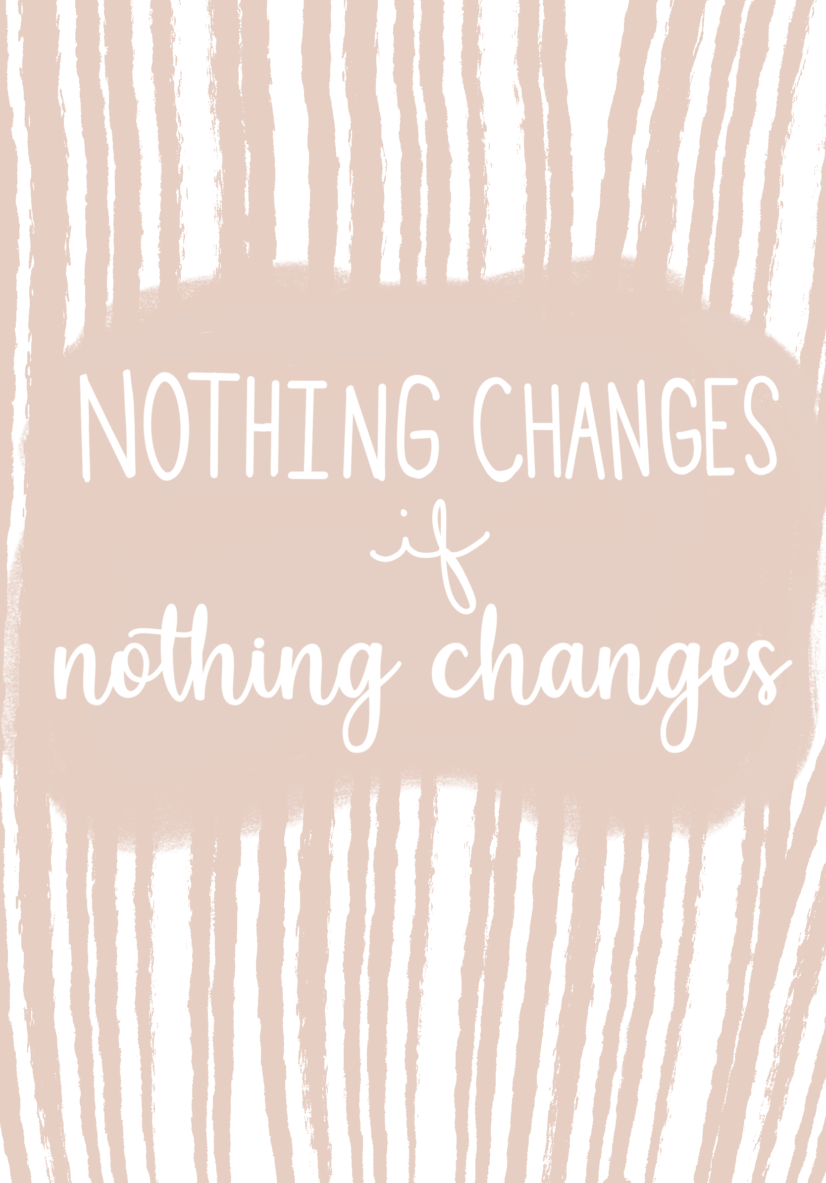 Nothing changes - IPad