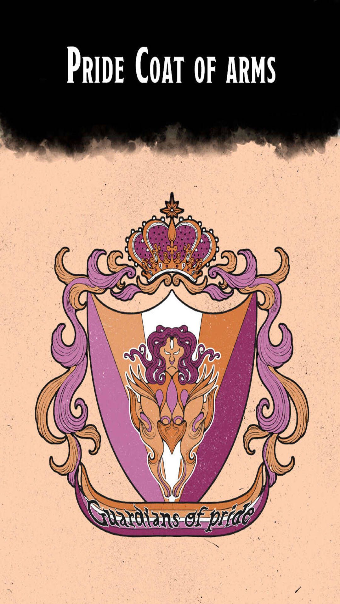 Download Lesbian Aesthetic Coat Of Arms Wallpaper