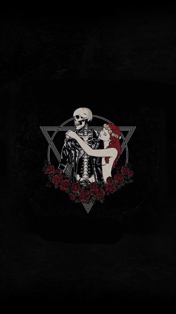 Skull Lockscreen Tumblr Wallpaper