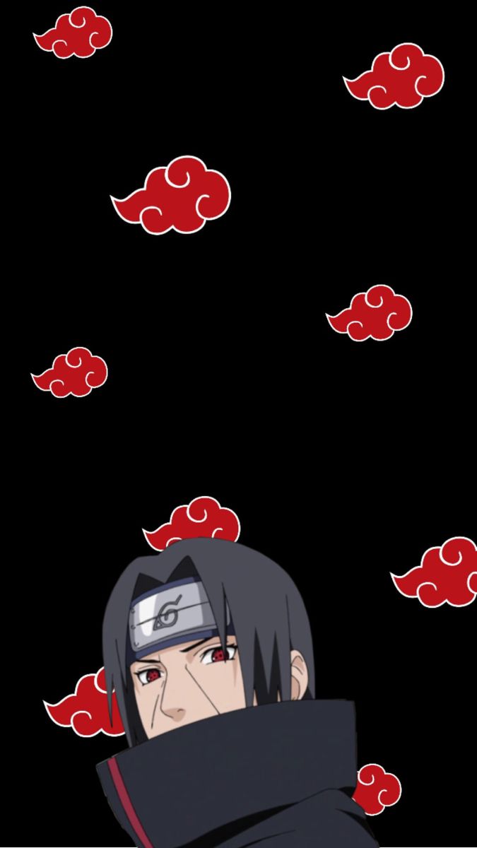 A man with black hair and red eyes - Itachi Uchiha