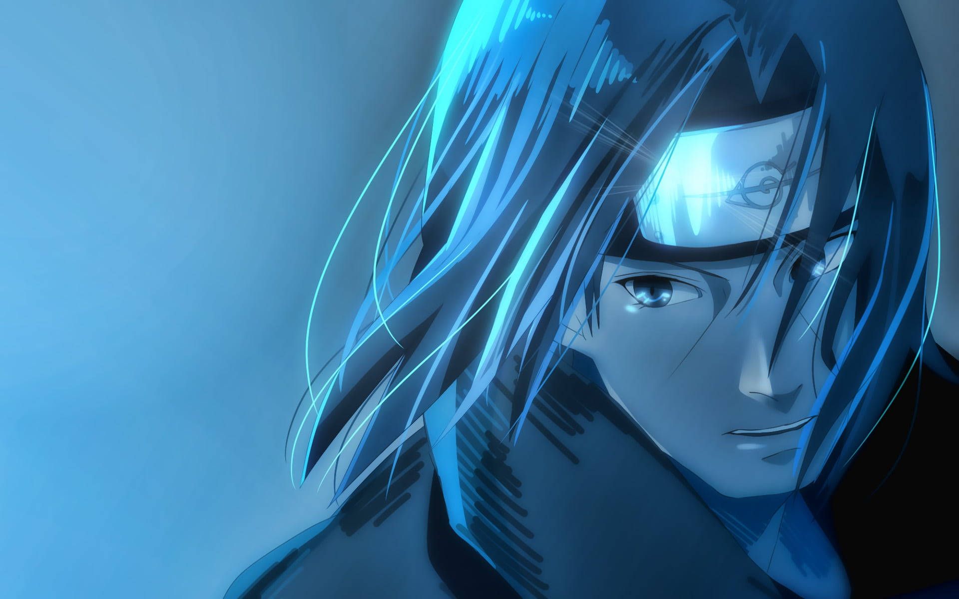 Download Blue Aesthetic Naruto Shippuden Uchiha Itachi Pfp Wallpaper