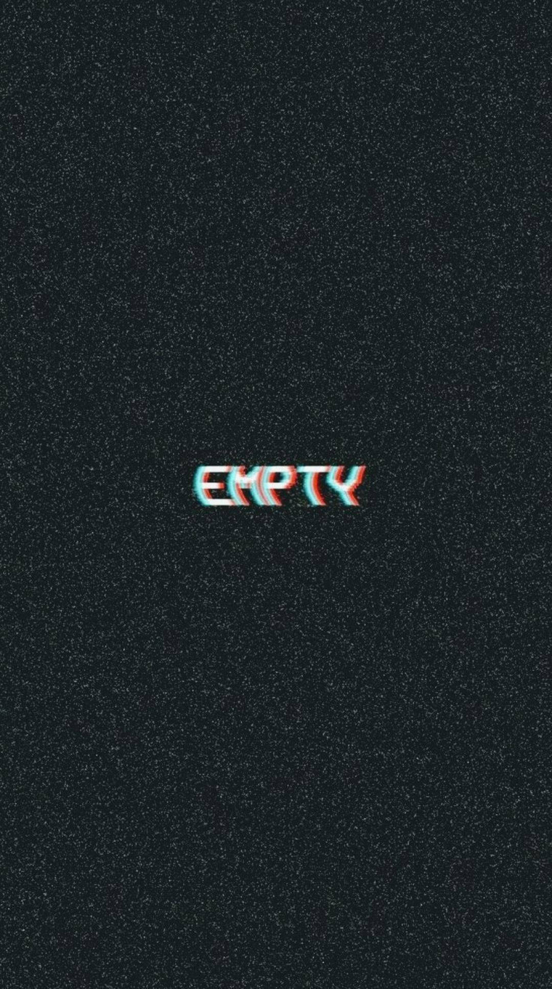 Glitch wallpaper with the word 