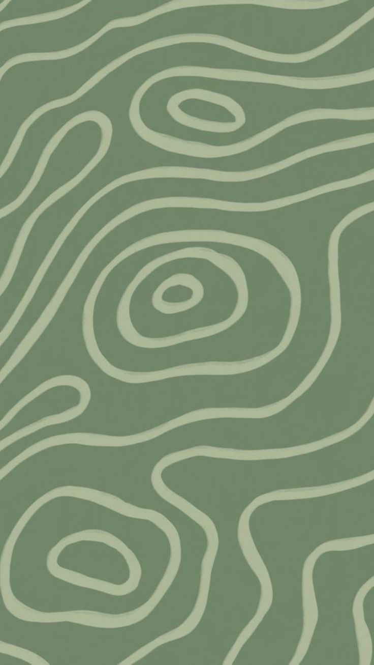 A green and white pattern with circles - Sage green, green