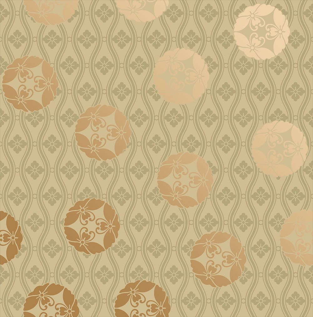 A pattern of circles and squares in beige - Cowgirl