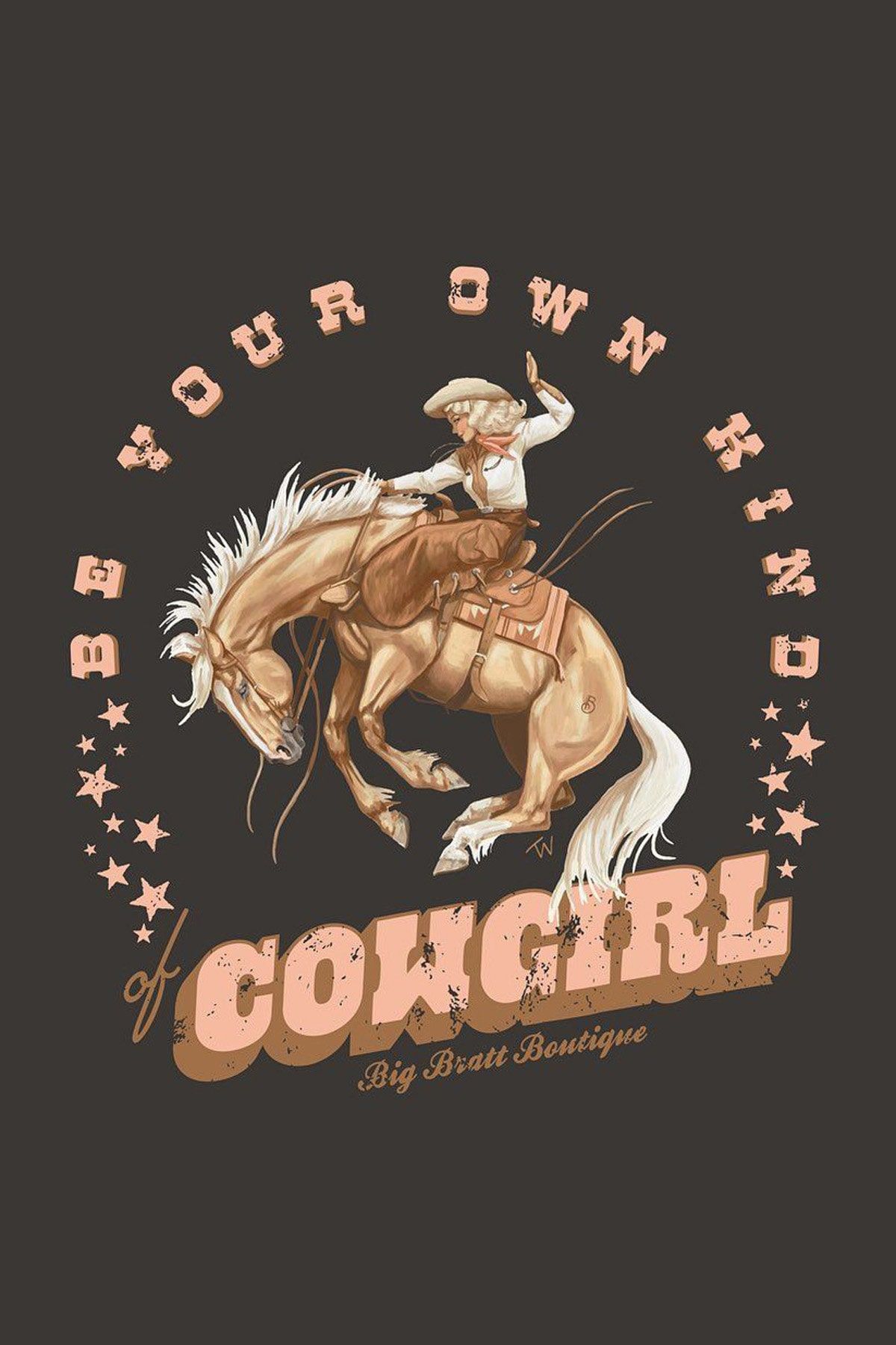 Pink Space Cowgirl Aesthetic Wall Collage Kit Western Girl