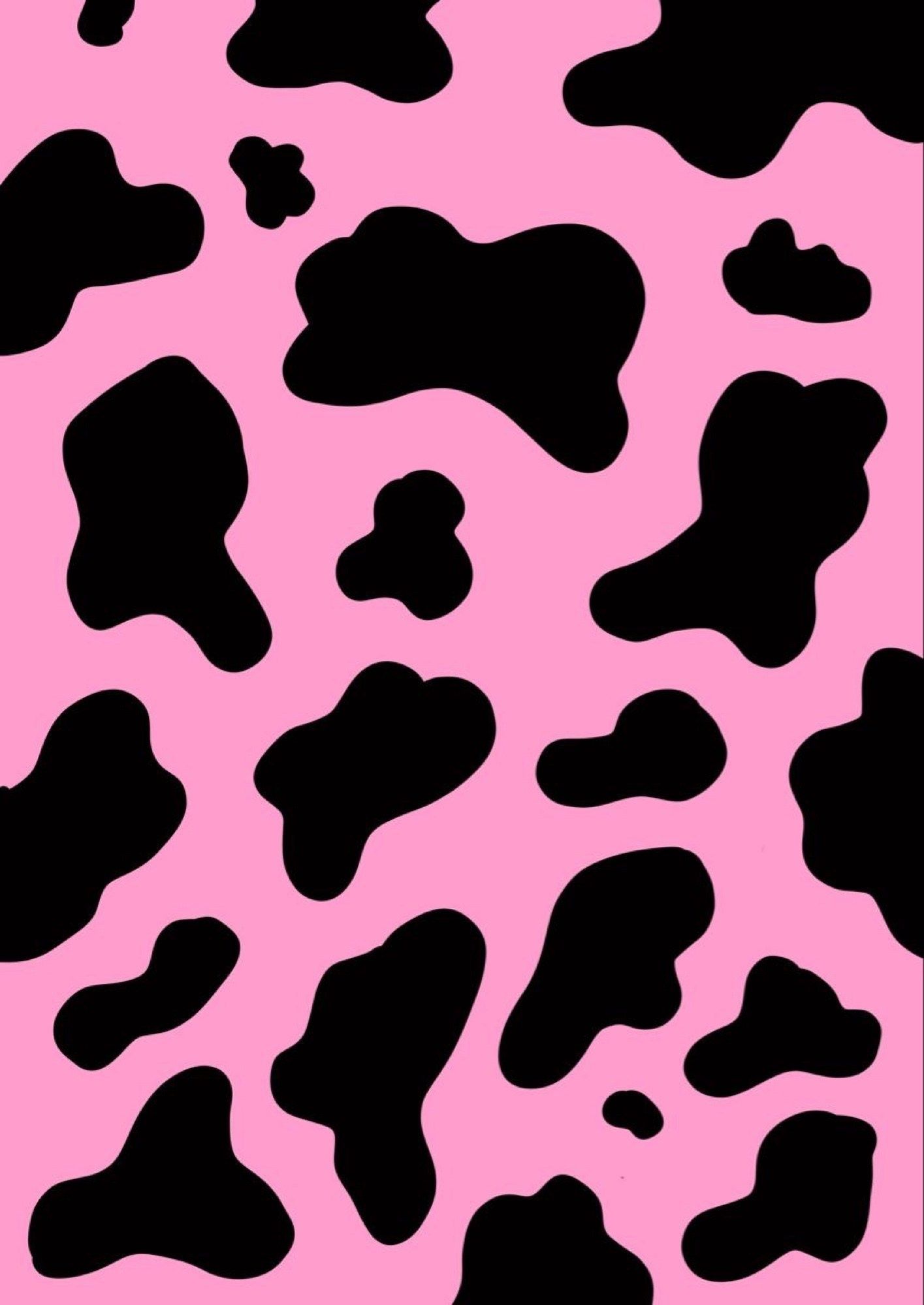 Cow print phone background - Cowgirl